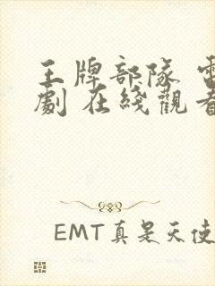 王牌部队 电视剧 在线观看