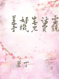 美好生活电视剧手机免费观看全集