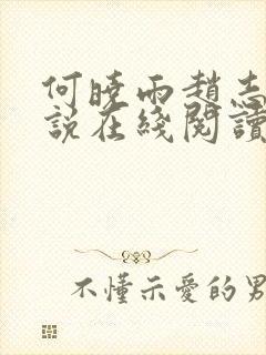 何晓雨赵志远小说在线阅读