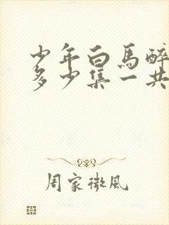 少年白马醉春风多少集一共