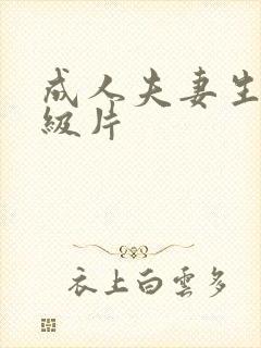 成人夫妻生活一级片