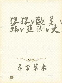 狠狠v欧美ⅴ日韩v亚洲v大胸