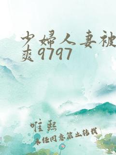 少妇人妻被粗大爽9797