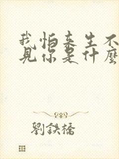 我怕来生不能遇见你是什么歌