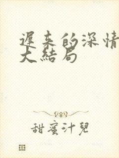 迟来的深情短剧大结局