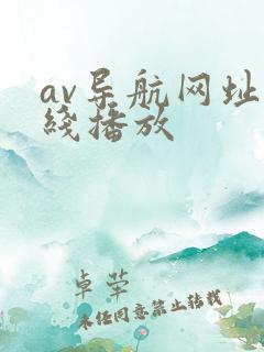 av导航网址在线播放