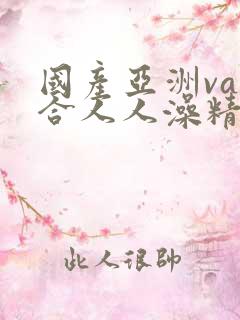 国产亚洲va综合人人澡精品