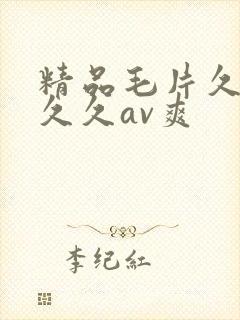 精品毛片久久久久久av爽