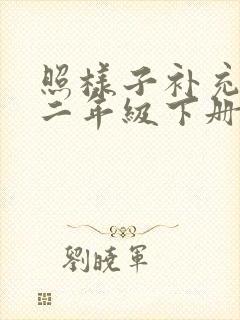照样子补充句子二年级下册