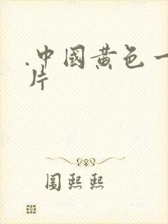 .中国黄色一级片