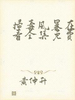 扫毒风暴在线观看全集免费高清