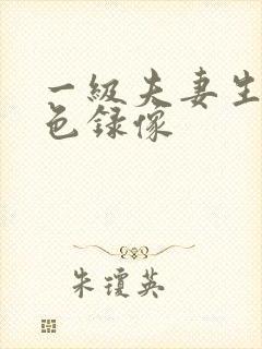 一级夫妻生活黄色录像