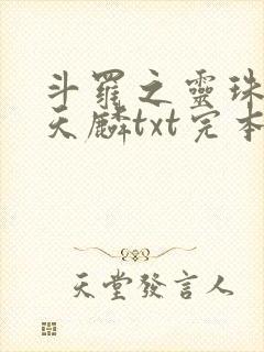 斗罗之灵珠神剑天麟txt完本免费下载