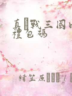 真·战三国内部礼包码