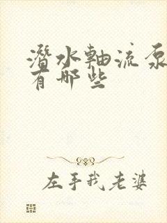 潜水轴流泵厂家有哪些