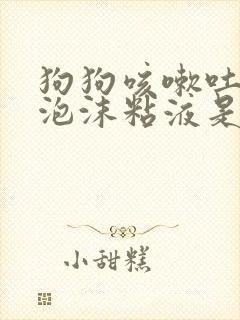 狗狗咳嗽吐白色泡沫粘液是什么原因