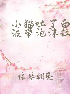 小猫吐了白色粘液带泡沫拉稀