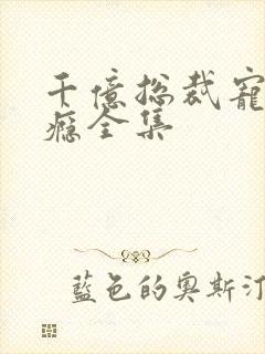 千亿总裁宠妻上瘾全集