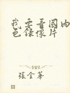 我要看国内的黄色录像片