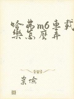 哈弗m6车载音乐怎么弄