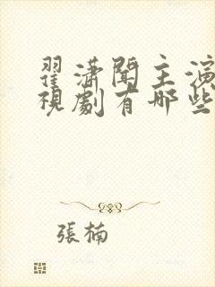 翟潇闻主演的电视剧有哪些