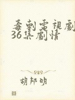 毒刺电视剧全集36集剧情