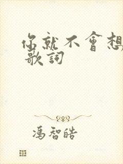 你就不会想起我 歌词