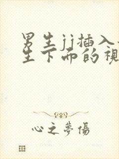 男生jj插入女生下面的视频