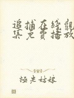 追捕在线观看全集免费播放