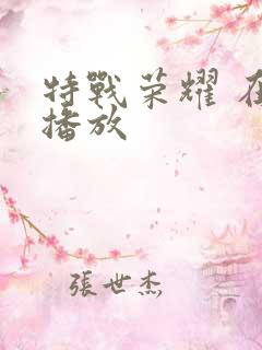 特战荣耀 在线播放