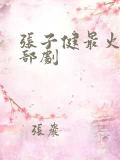 张子健最火的三部剧