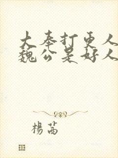 大奉打更人里的魏公是好人吗