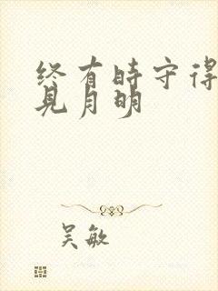 终有时守得云开见月明