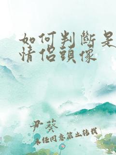 如何判断是不是情侣头像