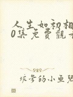 人生如初相见40集免费观看