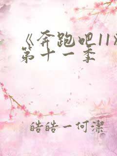 《奔跑吧11》第十一季