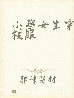 小学女生穿夏季校服