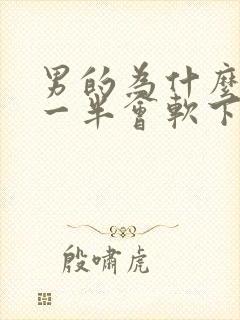 男的为什么做到一半会软下来呢