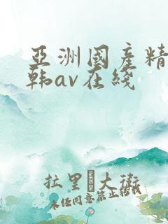 亚洲国产精品日韩av在线