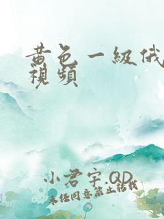 黄色一级俄罗斯视频