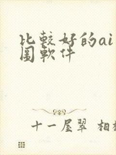 比较好的ai绘图软件