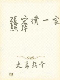 张宏璞一家三口照片