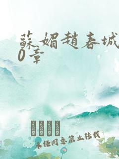 苏媚赵春城100章