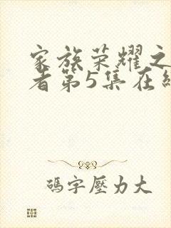 家族荣耀之继承者第5集在线观看