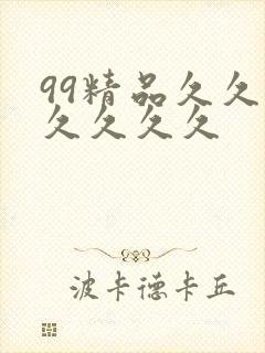 99精品久久久久久久久