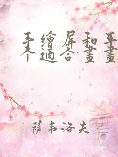 手绘屏和平板哪个适合画画