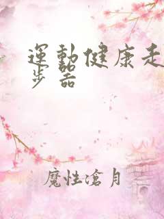 运动健康走路计步器