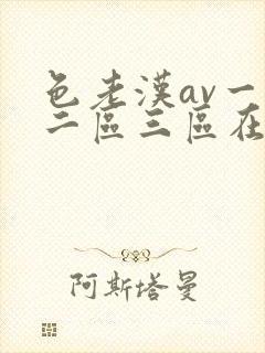 色老汉av一区二区三区在线