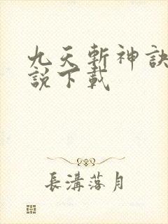 九天斩神诀 小说下载