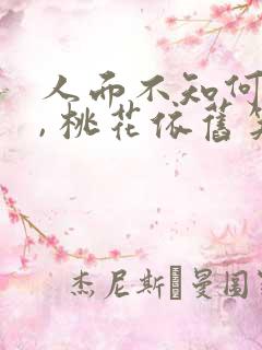 人面不知何处去, 桃花依旧笑春风.